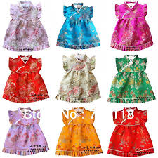 New Baby Dress Infant Silk Jacquard Chinese Dress Boutique Cheongsam For Baby 4month 3 Years 12 Opitions Free Shipping Qz 7 New Baby Dress Baby Dress Dresses