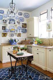 A Storybook Tudor Cottage The Glam Pad Kitchen Colors White Kitchen Blue White Kitchens
