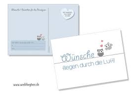 Sprüche für luftballonkarten hochzeit : 50 Ballonflugkarten Zur Hochzeit Eulen Weddingtree