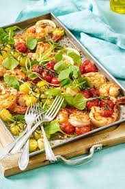 zitronen garnelen vom blech rezept lecker in 2021 rezepte garnelen rezepte gesund rezepte mit garnelen