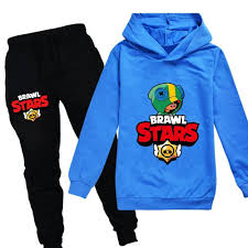 Leon shoots a quick salvo of blades at his target. Brawl Stars Leon Print Boys Multicolor Hoodie N Sweatpants Child Suit Fadcoco