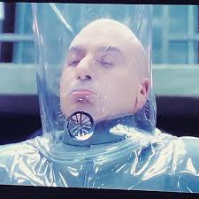 Dr. Evil had it right 💀😂 #quarantinelife #wrapitup