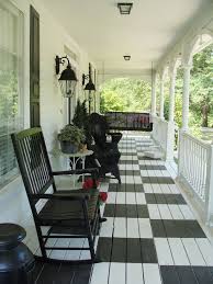 Modern Southern Painted Porch Floors Outdoor Rooms Porch Design