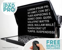 Check out our list of the best ipad teleprompter software (free & paid) to download for ipad & iphone. Buy Ipad Pro Teleprompter 13 Android Windows Tablet Teleprompterpad Com