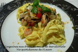 Linguines Aux Fruits De Mer A La Meridionale Fruits De Mer Fruits Repas
