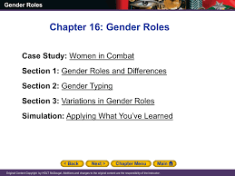 Gender Roles