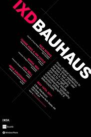 Ixd Bauhaus Poster Design Grafico