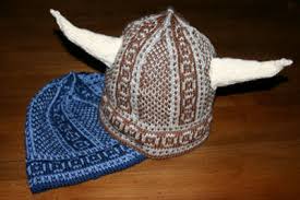 Who doesn't want to be able to transform into a viking at the drop of a hat? 3 Cute Viking Knit Hat Patterns Sizzle Stich