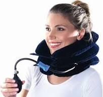 Cervical Neck Traction Device - Inflatable and Adjustable Cervical Traction  - Neck Traction Device Will Help for Neck Stretcher and Support, Spine ...