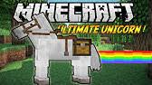 What is unicorn mod ? Yes This Addon Adds Unicorns To Minecraft Youtube
