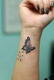 Pin By Patricia Aschman On Tattoos Butterfly Tattoos For Women Butterfly Wrist Tattoo Henna Tattoo Designs Simple
