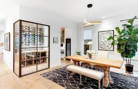 Trendy carpeted and multicolored floor great room photo in salt lake city with white walls and no fireplace. Wine Closet Ideas Design Pictures Designing Idea