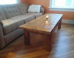 You can make an 'l' shape with your 2x4 pieces of wood. Rustic Diy Coffee Table Diyideacenter Com