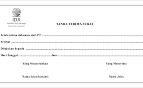 Pemerintah kota semarang dinas pendidikan & kebudayaan sma negeri 5 semarang jl. Contoh Tanda Terima Dokumen Dinas