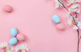 Happy easter greeting with eggs flowers and butterflies in a ring with bubbles #1161555. Pink Easter Desktop Hd Wallpaper Easter Eggs And Flowers Backgrounds 1332x850 Download Hd Wallpaper Wallpapertip
