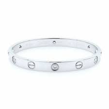 Free delivery and returns on ebay plus items for plus members. Cartier 18k White Gold Love Bracelet In Fine Diamond Bracelets For Sale Ebay