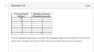 100 british pounds = 139.16 us dollars as of 7/30/2021 Question 16 2 Pts Price Per Pound Quantity Of Cheese Chegg Com