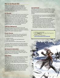 Calculate damage for the first 3 rounds, assuming each feature can be used once if the feature can't be used at will, and that aoe attacks hit 2 creatures each once you finish those calculations, you can revisit the quick cr steps taking all this information into account to get the final cr or your monster. Pin On 5e Cold Climate Character Options