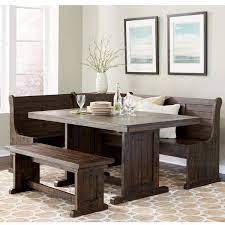 More buying choices $273.98 (2 new offers) Nook Dining Table Set 3 Piece Dining Nook Jerome S Breakfast Nook Table Nook Dining Set Corner Dining Table