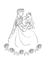 Prinzessin blackberry umarmt einen hasen. Menschen Marchenfiguren Fantasywesen Feen Elfen