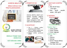 Admin webmaster 30/04/2016 ilmu keperawatan 0 comments. 20 Koleski Terbaru Contoh Pamflet Karya Tulis Penanganan Diabetes Little Duckling Blog
