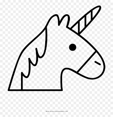 Coloring pages help children develop intelligence, imagination and increase creativity. Unicorn Coloring Page Unicornio Para Dibujar Facil Hd Png Download Vhv