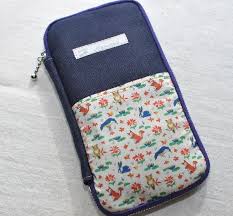 帆布 リバティ フラットペンケース オスカー estuche lapicero muebles
