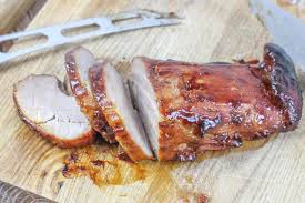 How to bake a pork loin center half. Brown Sugar Glazed Pork Loin Gav S Kitchen Yummy