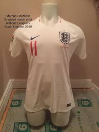 Quick view nike england 2020 kane #9 home shirt junior. Marcus Rashford Three Lions England Match Worn Shirts Facebook