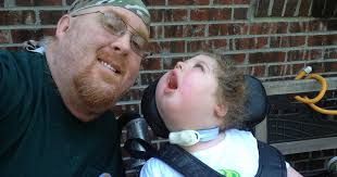 'Daddy's girl': Ex-wrestler devotes his life to caring for disabled daughter