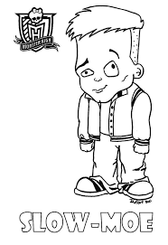 Introduce your kids to a friendly version of monsters. Baby Printable Baby Monster High Coloring Pages Novocom Top
