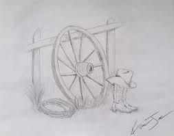 Country Scene Pencil Drawing Artist Kara Jenne Myself My Drawings Music Drawings Drawings