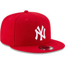 New York Yankees New Era Basic 9fifty Adjustable Hat Red In 2021 New York Yankees Apparel Adjustable Hat Yankees Hat