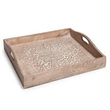Wooden Tray 39 X 39 Cm Mehrab Plateau Bois Decoration Maison Du Monde Luminaire Maison Du Monde