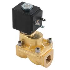 1/2" BSPP 2/2 Normally Closed Brass Solenoid Valve 230V DC | Industrial  Supply Specialists