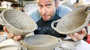 How To Make A Berry Bowl Clay Pottery Ceramics Tutorial Youtube Ceramics Ideas Pottery Clay Pottery Pottery Videos