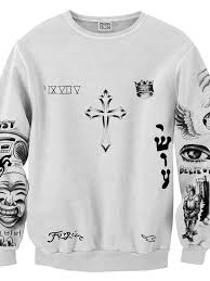 And what do they actually mean? Sweatshirt Ohne Kapuze Justin Bieber Tattoos Dedoles