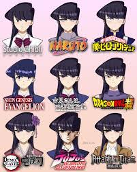Komi San in 9 Anime Styles : r/Komi_san