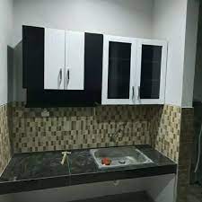 Untuk menyiasati jarak antara kabinet atas dengan kabinet bawah, biasanya digunakan keramik pada bagian dinding. Kitchen Set Lemari Gantung Rak Gantung Dapur Minimalis 33 Lazada Indonesia