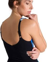 ARENA Tina Wing Back One, Costume da Bagno Donna, Nero Multicolore, 44 :  Amazon.it: Moda