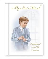 It has a cute face and depicts the utmost reverence for this special day! Boys My First Missal First Holy Communion Book C4118 Boy Catholic First Communion Gift For A Boy Son Grandson Godson Nephew Brother Friend