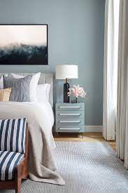 Stripe textured and dark silver bedding set gives the modern and clean look in this bedroom. 6 Beautiful Green Gray Bedrooms You Can Re Create Today Hey Djangles