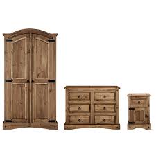 Score deals on bedroom furniture. Buy Argos Home Puerto Rico 3 Piece Wardrobe Set Dark Pine Bedroom Furniture Sets Argos