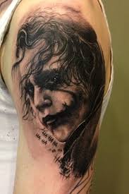 Batman tattoo by bob tyrrell | post 1672. Pin By April Griffin On Tattoos Joker Tattoo Joker Tattoo Design Batman Tattoo