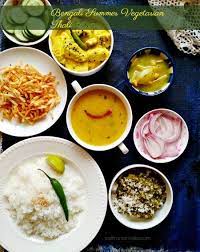 The Everyday Bengali Vegetarian Thali Meals Summer Special Recipe Best Easy Dinner Recipes Indian Food Recipes Recipes