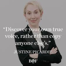 Today S Mondaymotivation Comes From Justine Picardie Editor In Chief Of Harper S Bazaar Uk And Town Co Monday Motivation Instagram Posts Quote Of The Day