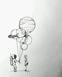 Need More Drawings Follow Me Planet Drawing Space Drawings Doodle Art