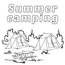 Free Camping Coloring Pages Printable Free Coloring Sheets Camping Coloring Pages Summer Coloring Pages Coloring Pages