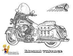 Motorcycle coloring book for adults: Indian Vintage Motorcycle Picture Colouring Motorcycle Drawing Harley Davidson Tattoos Coloring Pages