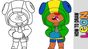 A collection of the top 62 leon brawl stars wallpapers and backgrounds available for download for free. How To Draw Leon Best Legendary Brawler Brawl Stars Animations Tip Cizilecek Seyler Cizimler Desenler
